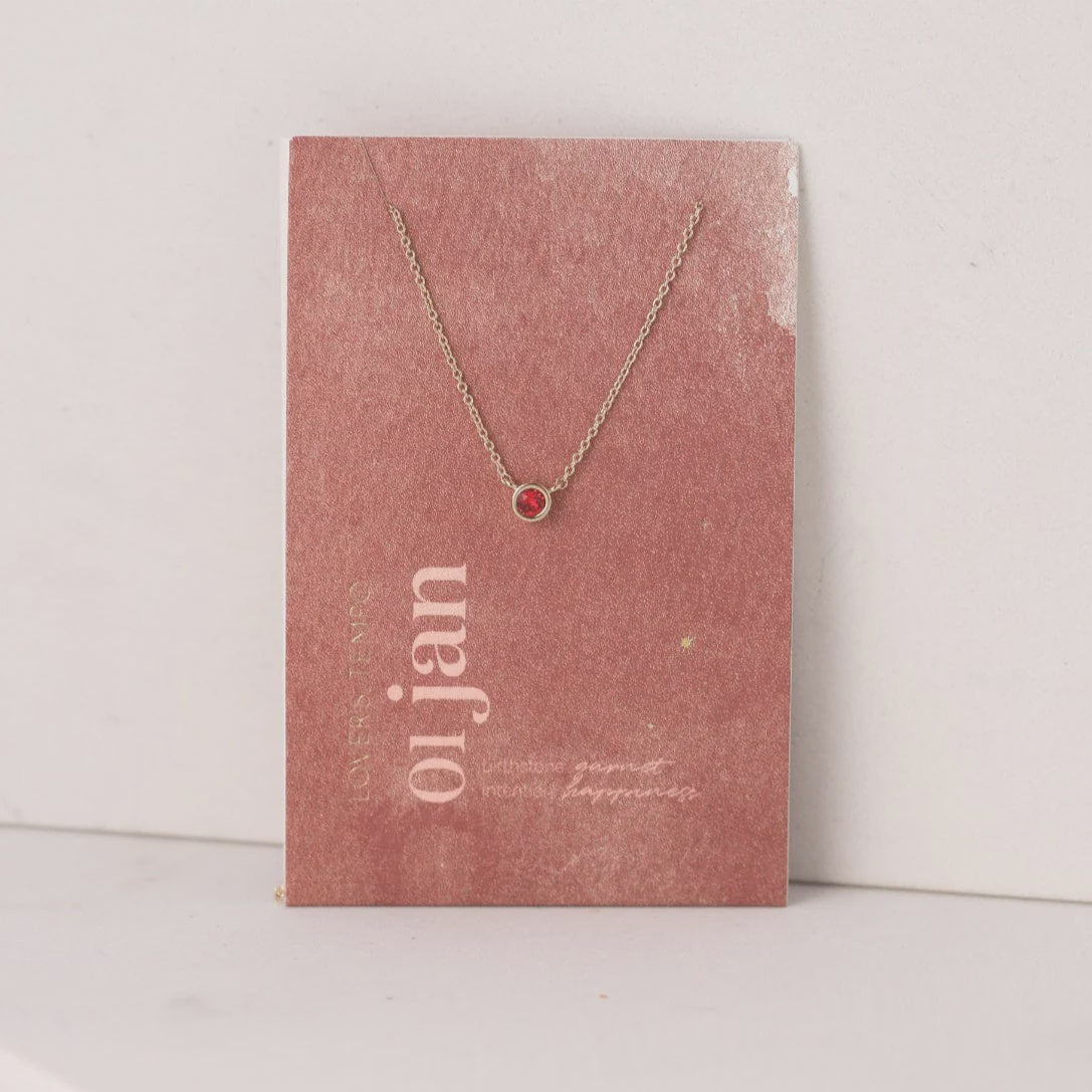 Kaleidoscope Birthstone Necklace