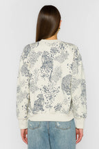 Lux Navy Leopard Sweatshirt
