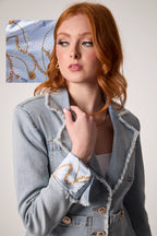 Logan Frayed Blazer