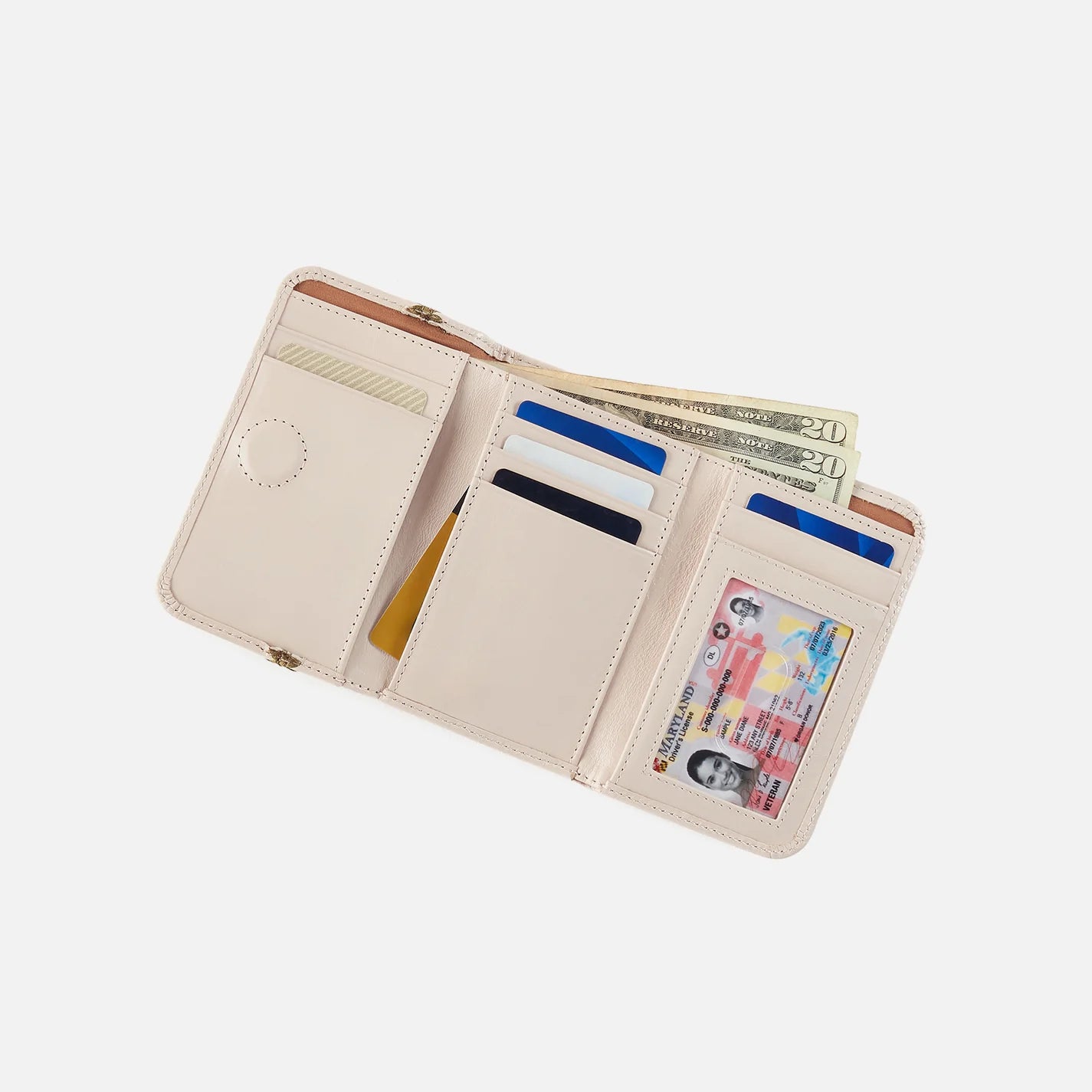 Jill Trifold Wallet PaleFlax