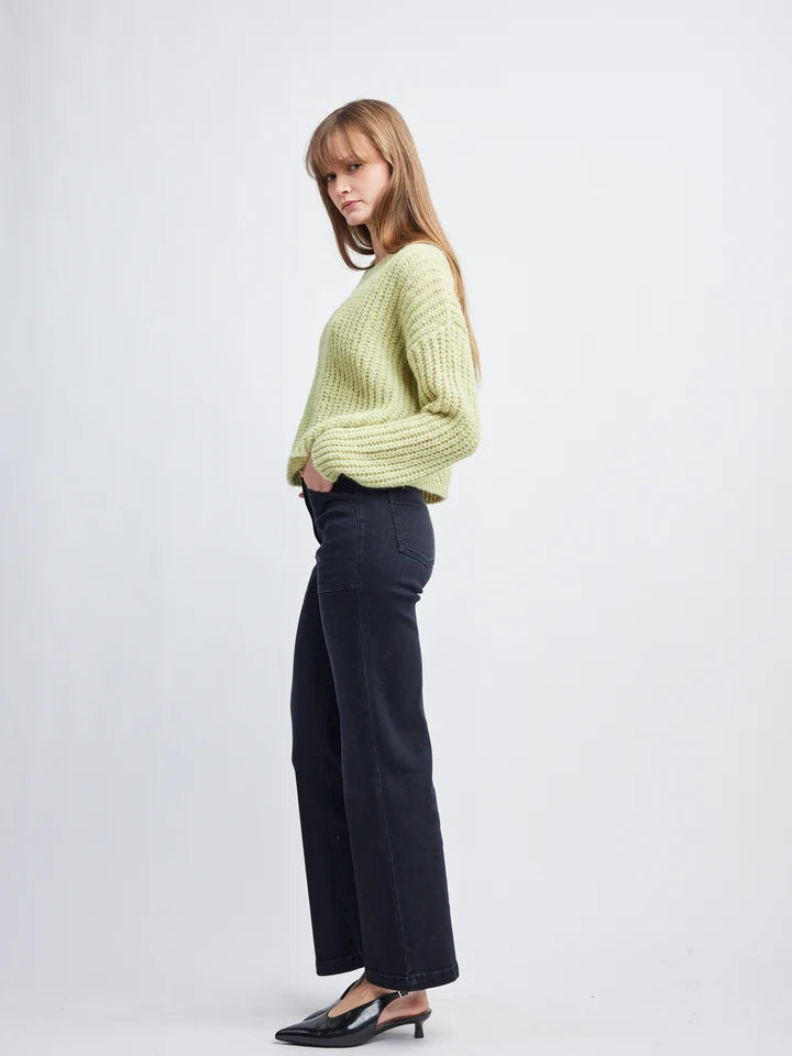 Darla Sweater-Lemon Grass