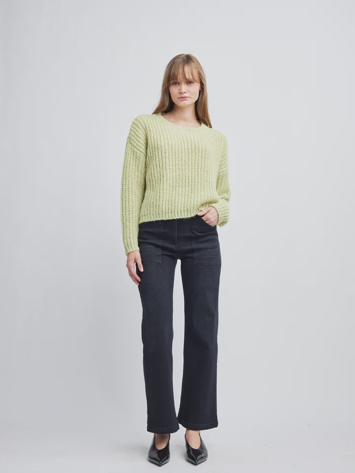 Darla Sweater-Lemon Grass