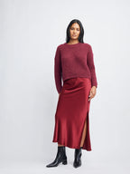 Darla Sweater-Merlot