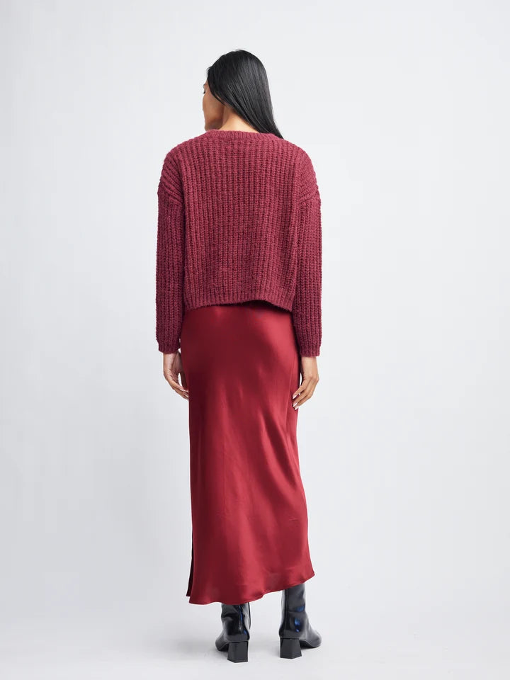 Darla Sweater-Merlot