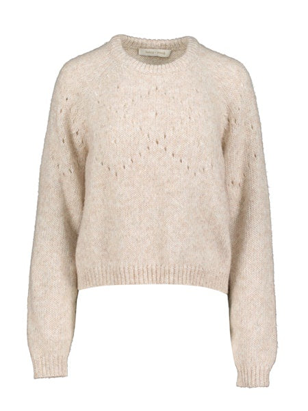 Shelby Pointelle Sweater Cream