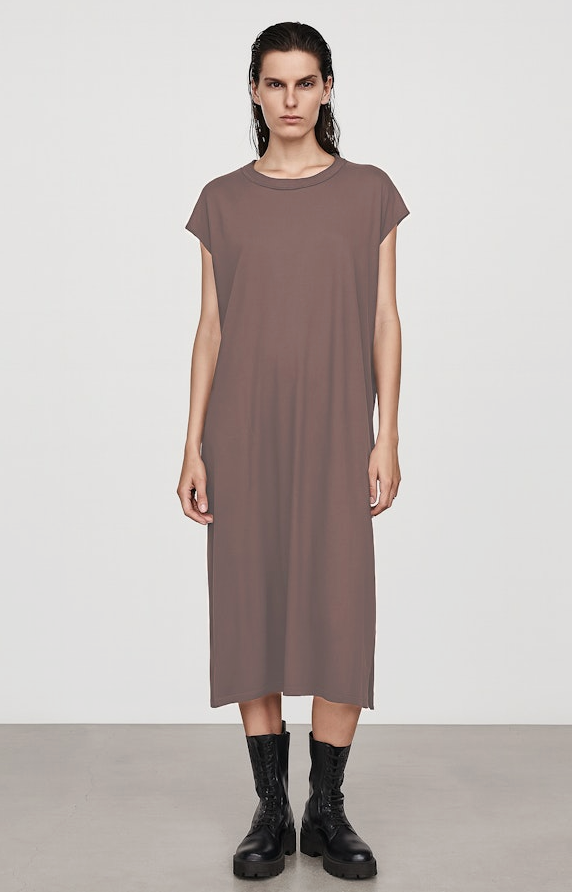 Alina Washed Midi Dress