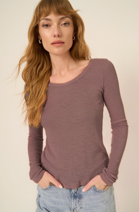 Angel Baby Rib Scoop Longsleeve