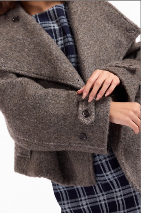 Boston Oversized Collar Jacket