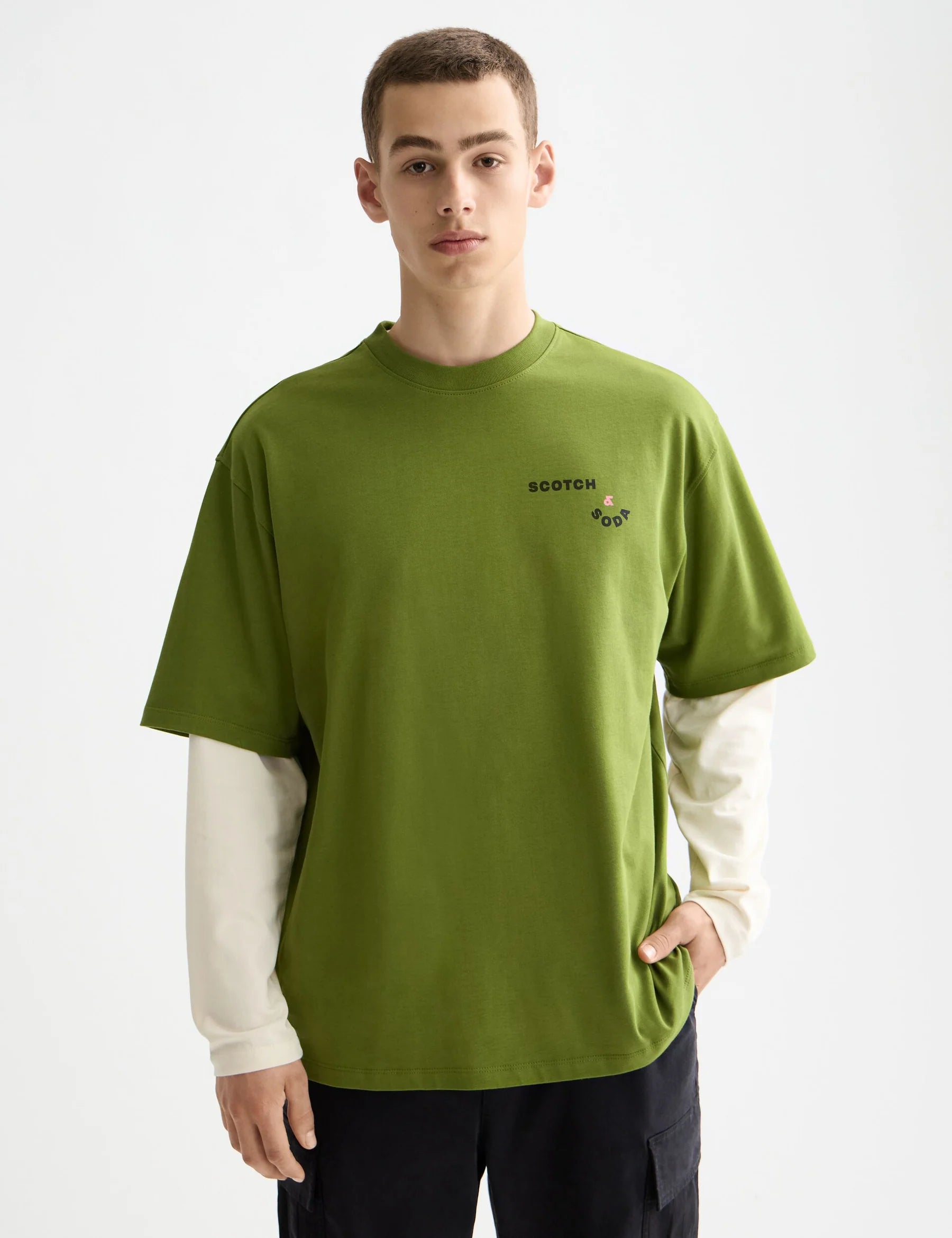 Loose Fit Front and Back Artwork tee