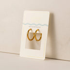 Tube 20mm Hoop Earring