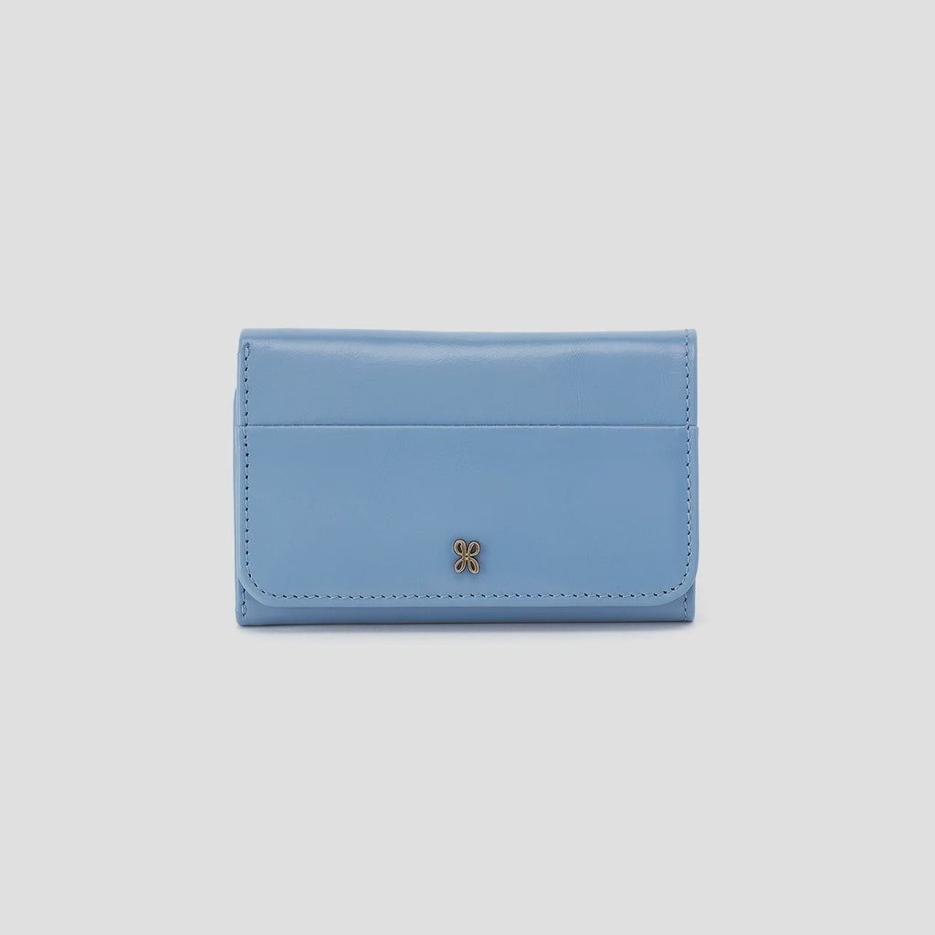 Jill Trifold Wallet Faded Denim