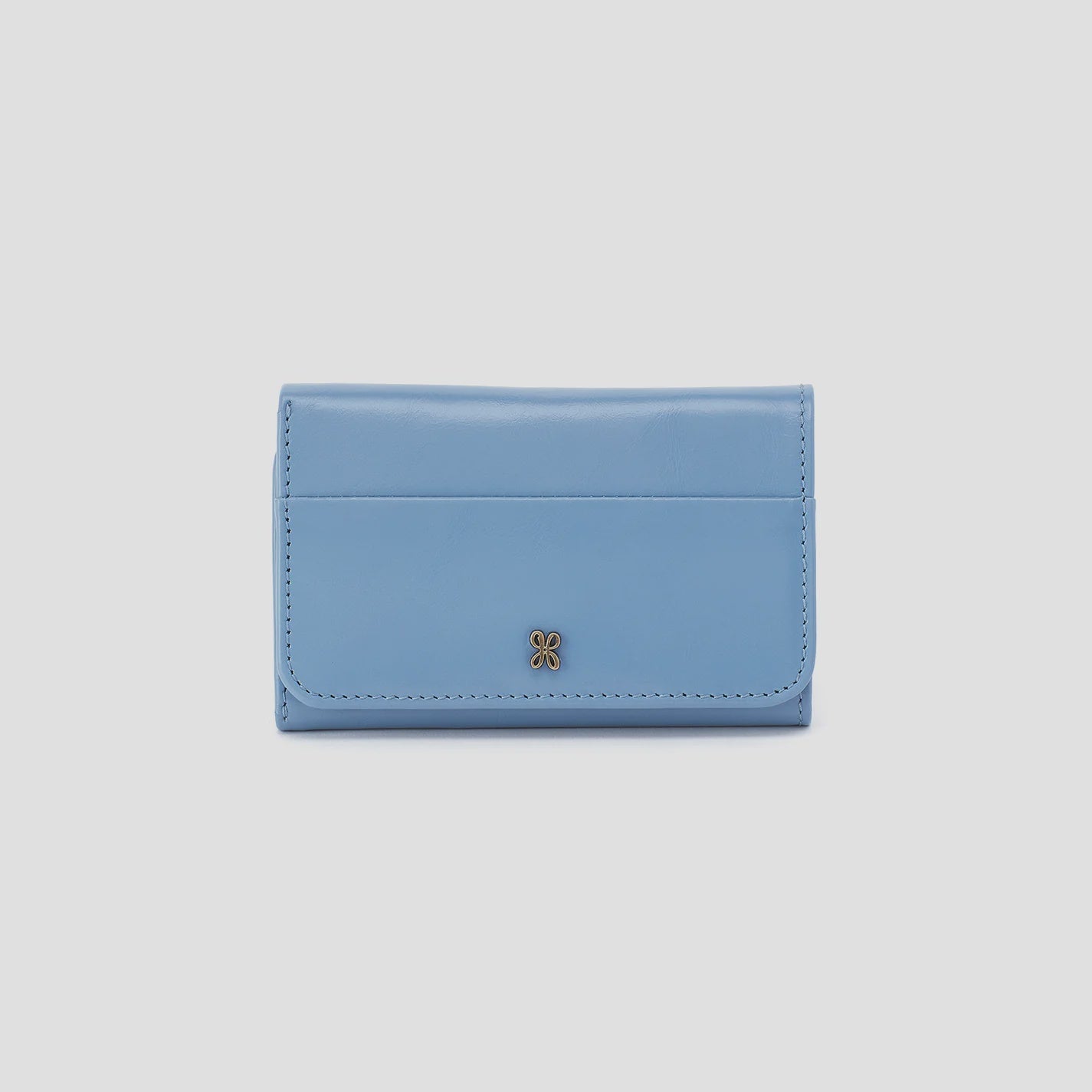Jill Trifold Wallet Faded Denim