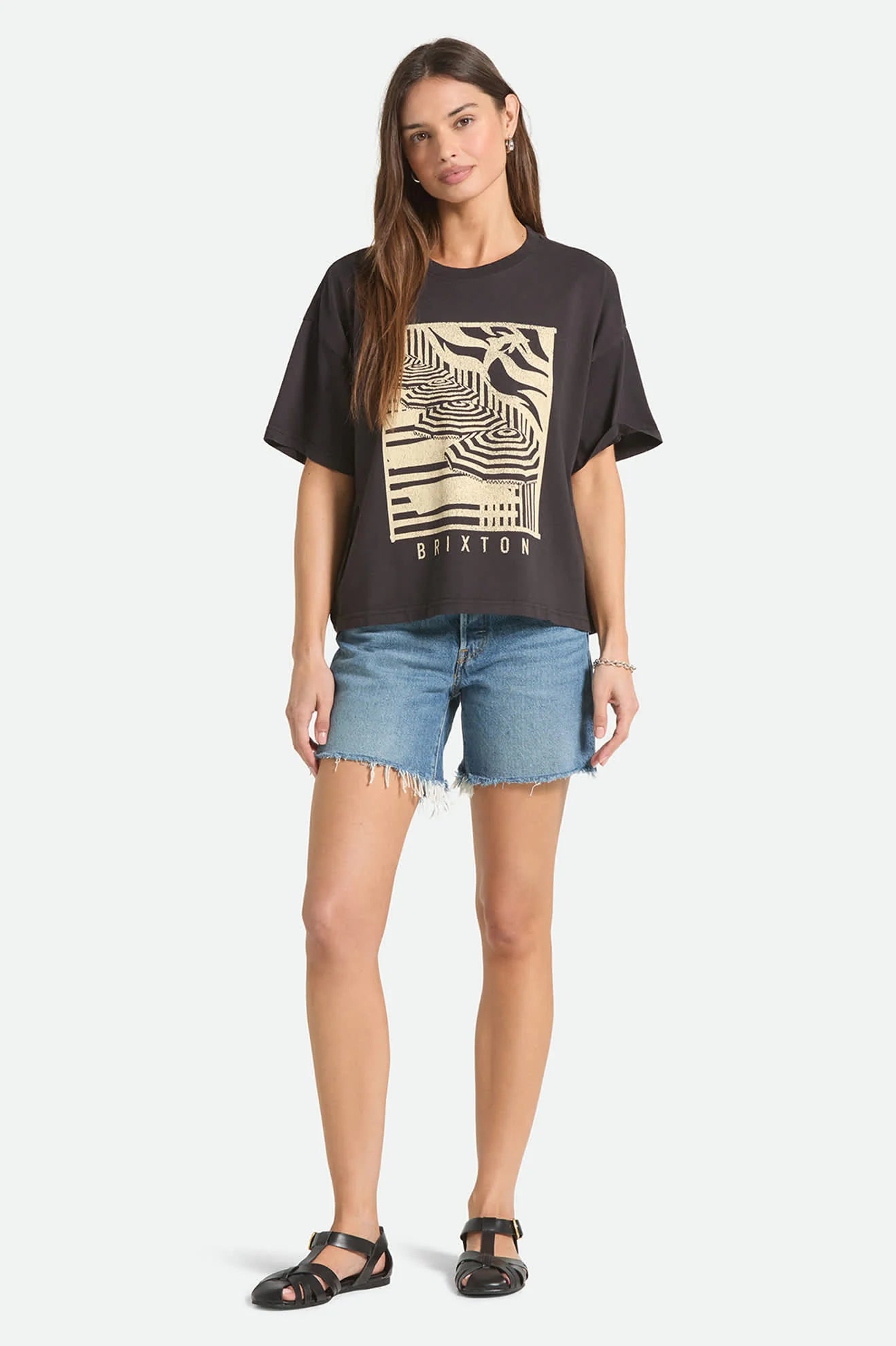 Poolside Boxy Crew T-Shirt
