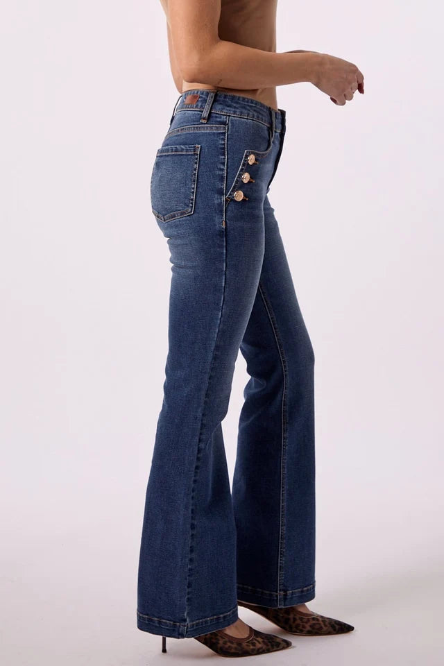 Sailor Mid-Rise Boot Cut-Marrakesh