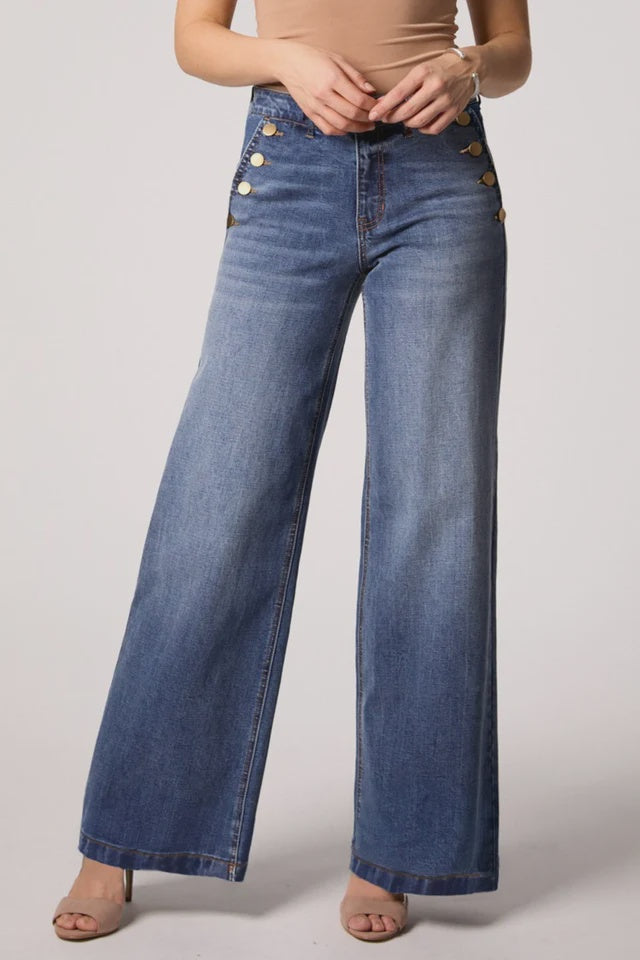 Selena Mid-Rise Wide Leg