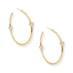 Delta Hoop Earrings