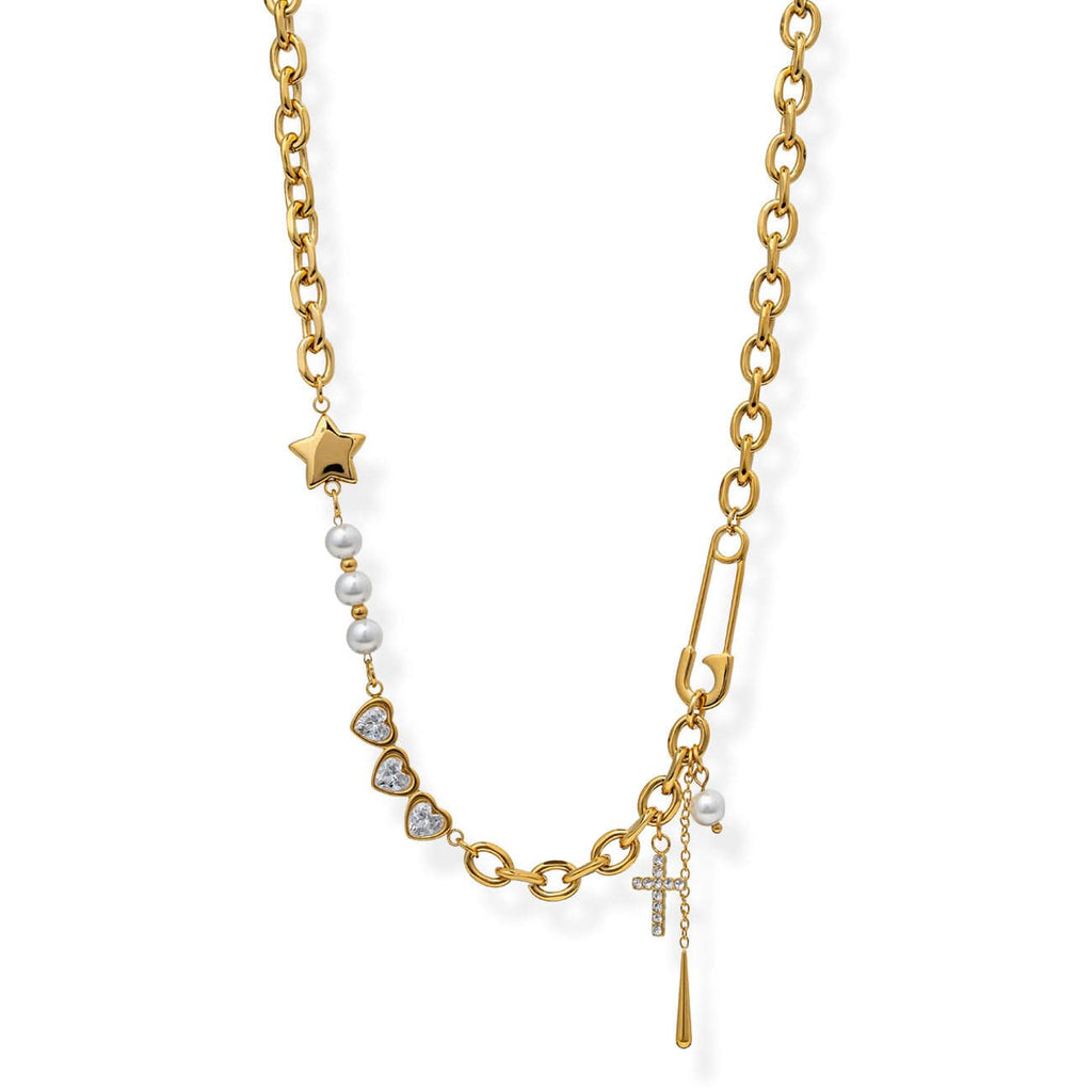 Lustre Charm Necklace