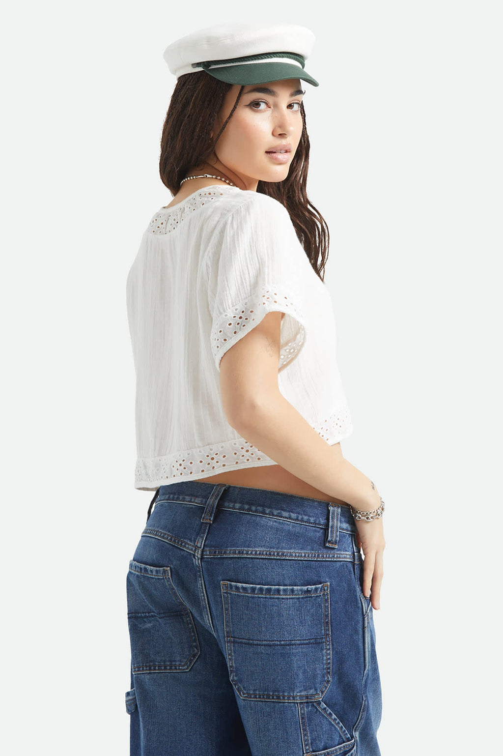 Seaside Eyelet Top