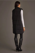 Black Long Vest