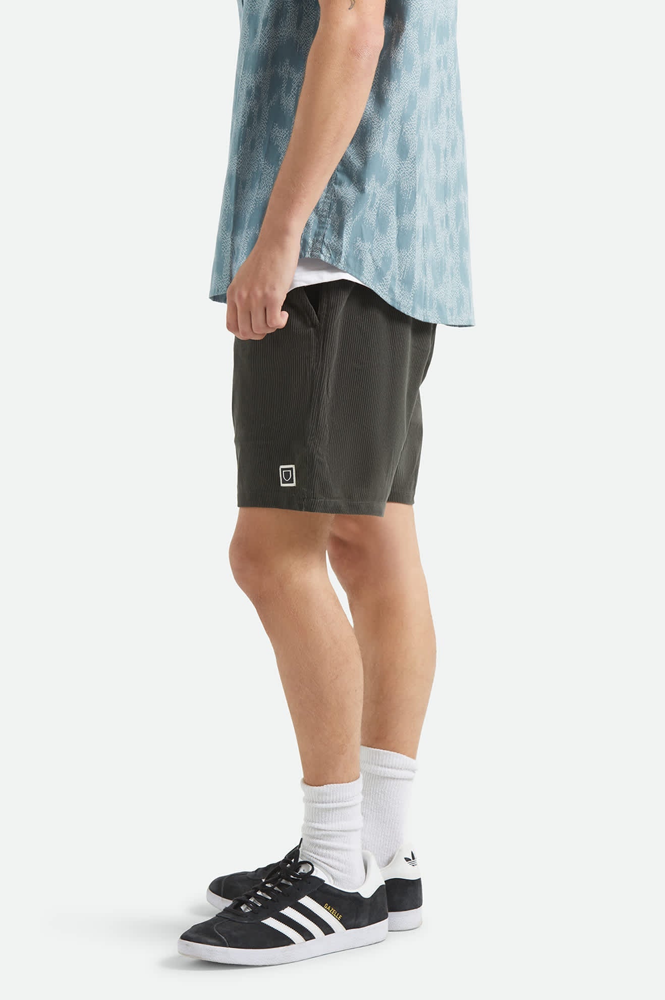 Everyday Corduroy Short-Vintage Black