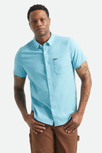 Sanford Oxford Shirt-Blue Aura