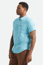 Sanford Oxford Shirt-Blue Aura
