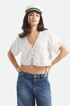 Seaside Eyelet Top
