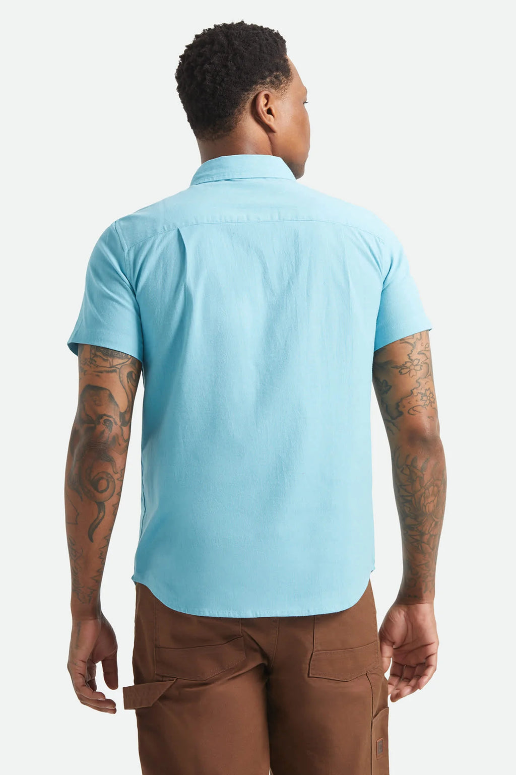 Sanford Oxford Shirt-Blue Aura