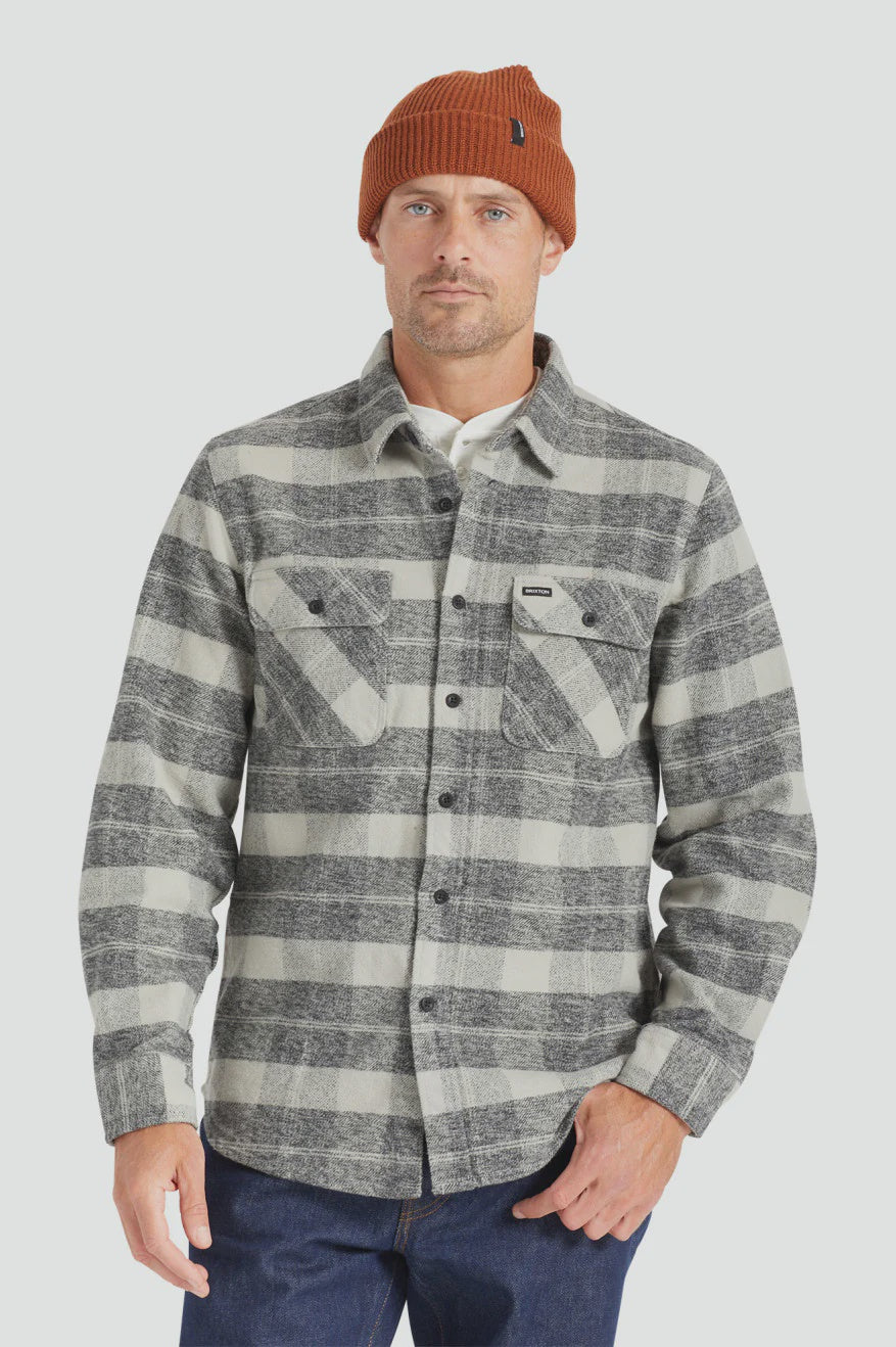 Bowery Heavyweight Flannel-Black/Charcoal