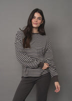 Colbert Striped Cozy Waffle Top