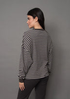 Colbert Striped Cozy Waffle Top
