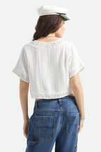 Seaside Eyelet Top