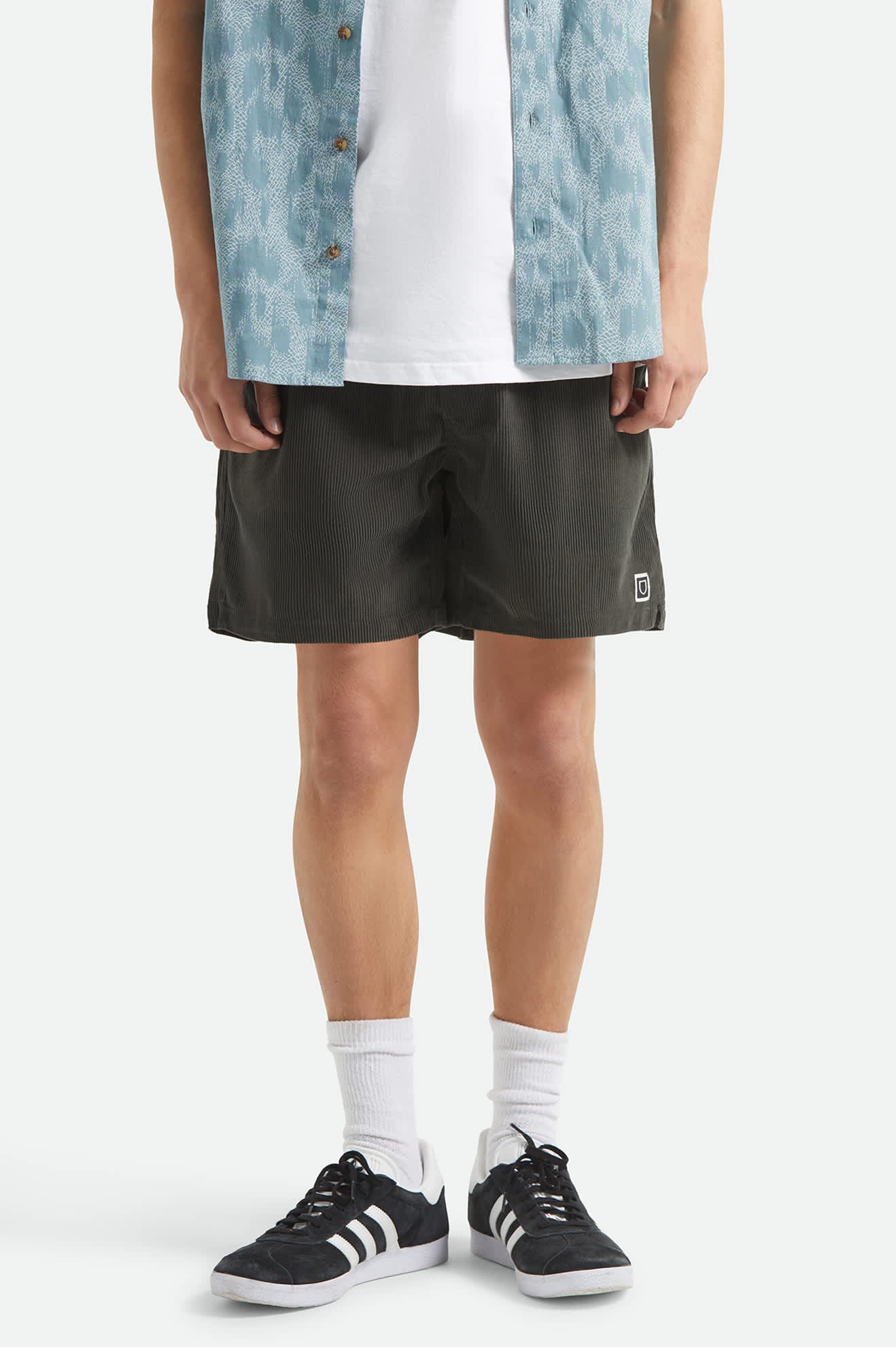Everyday Corduroy Short-Vintage Black