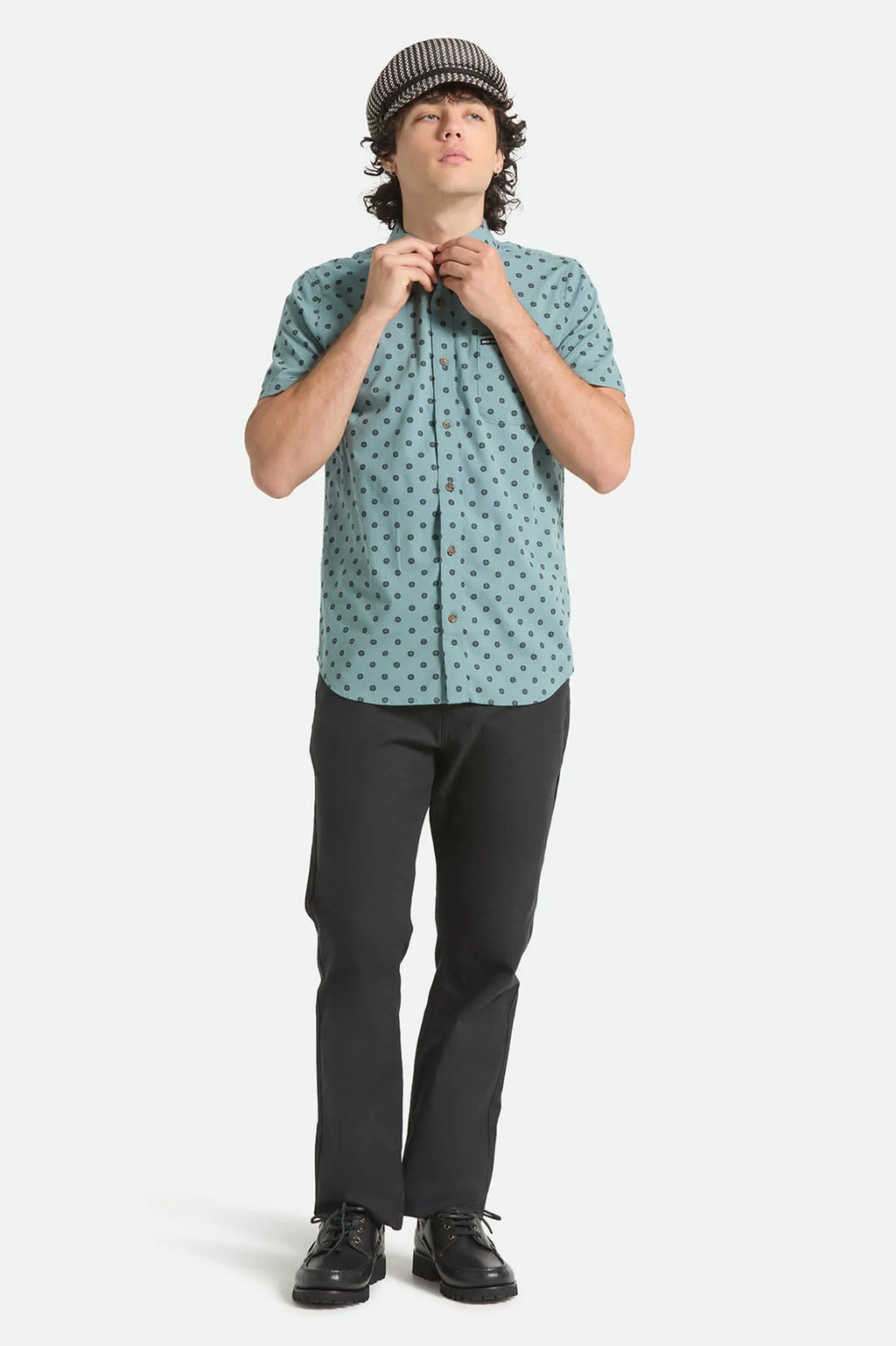 Charter Print Short Sleeve-Micro Street Tile