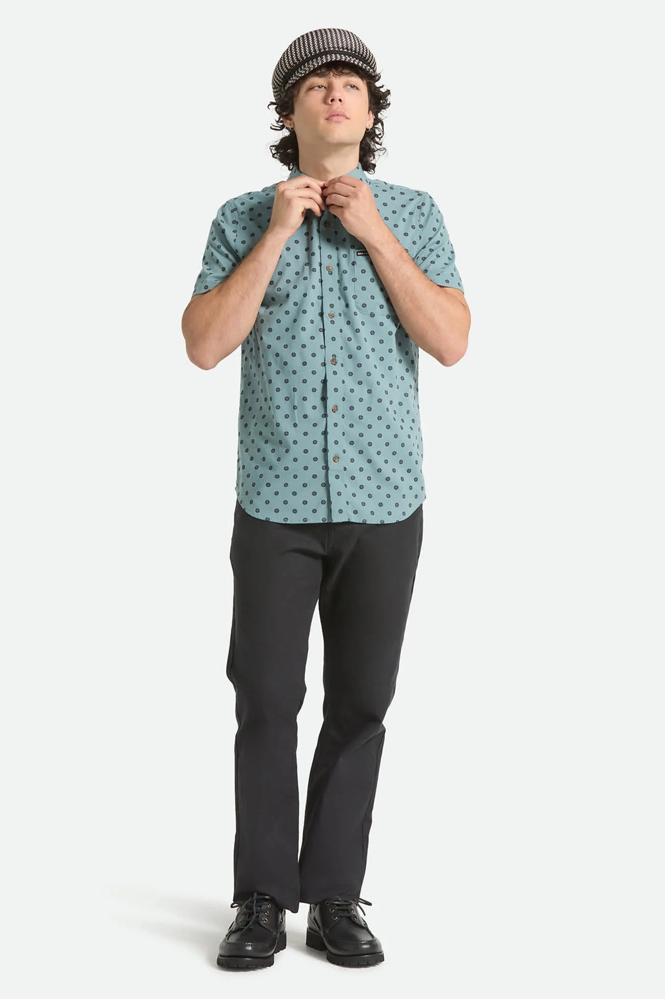 Charter Print Short Sleeve-Micro Street Tile