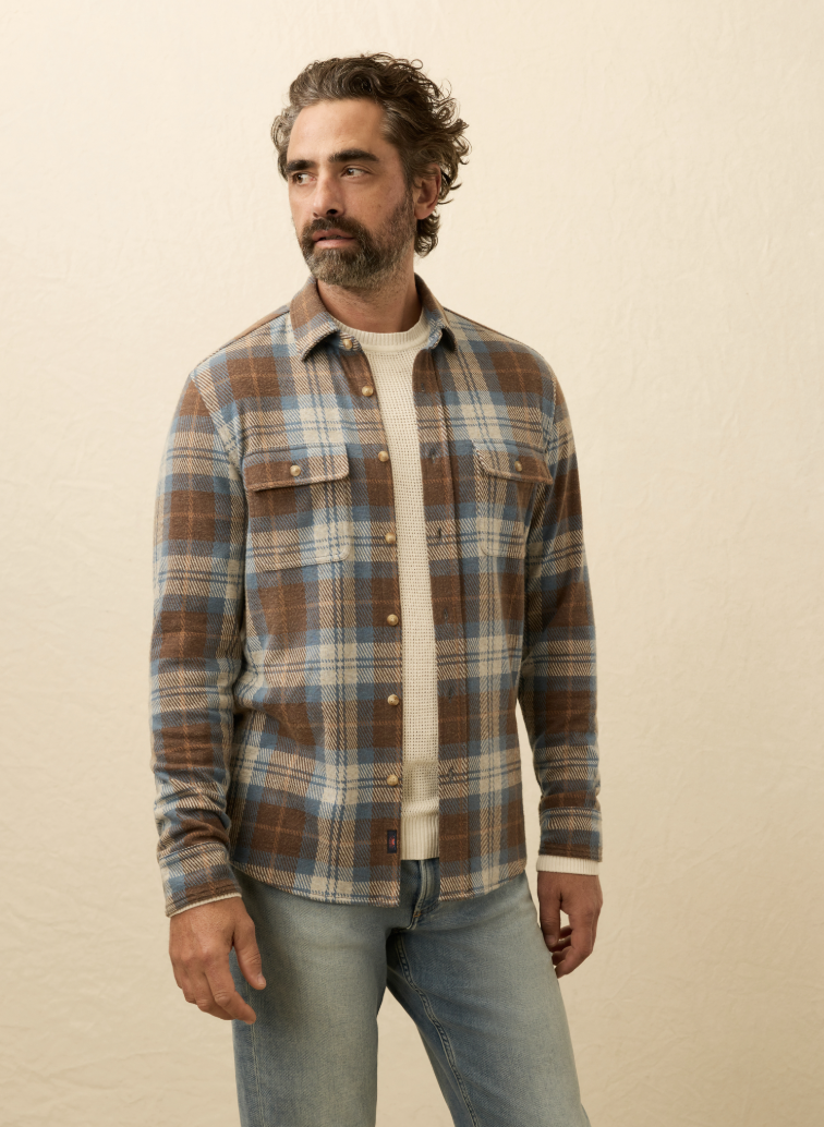 Legend Sweater Shirt-Bear River Plaid
