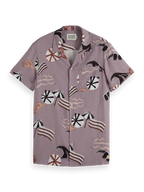 Short Sleeved Regular Fit Viscose Shirt