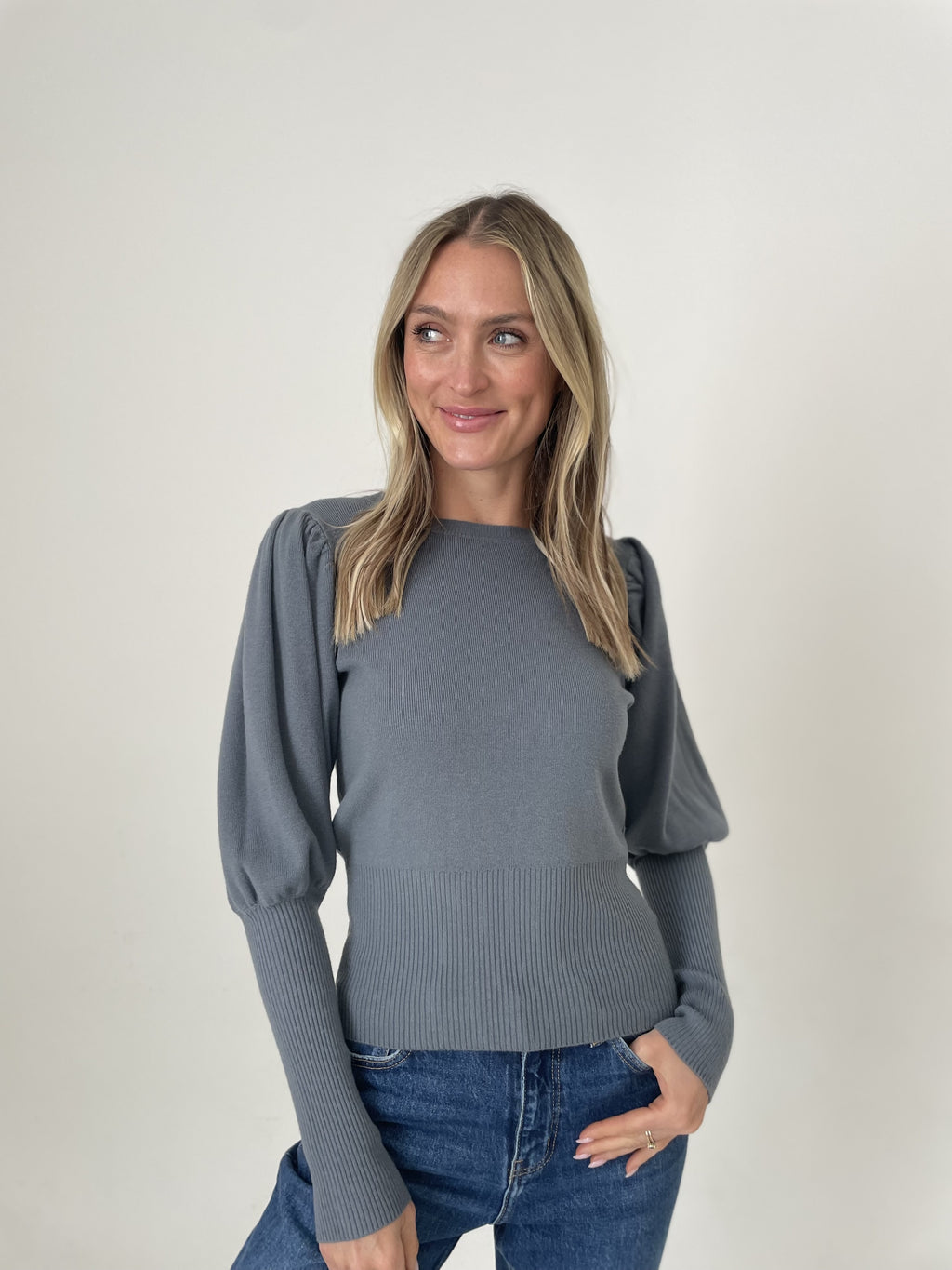 Statement Sleeve Sweater