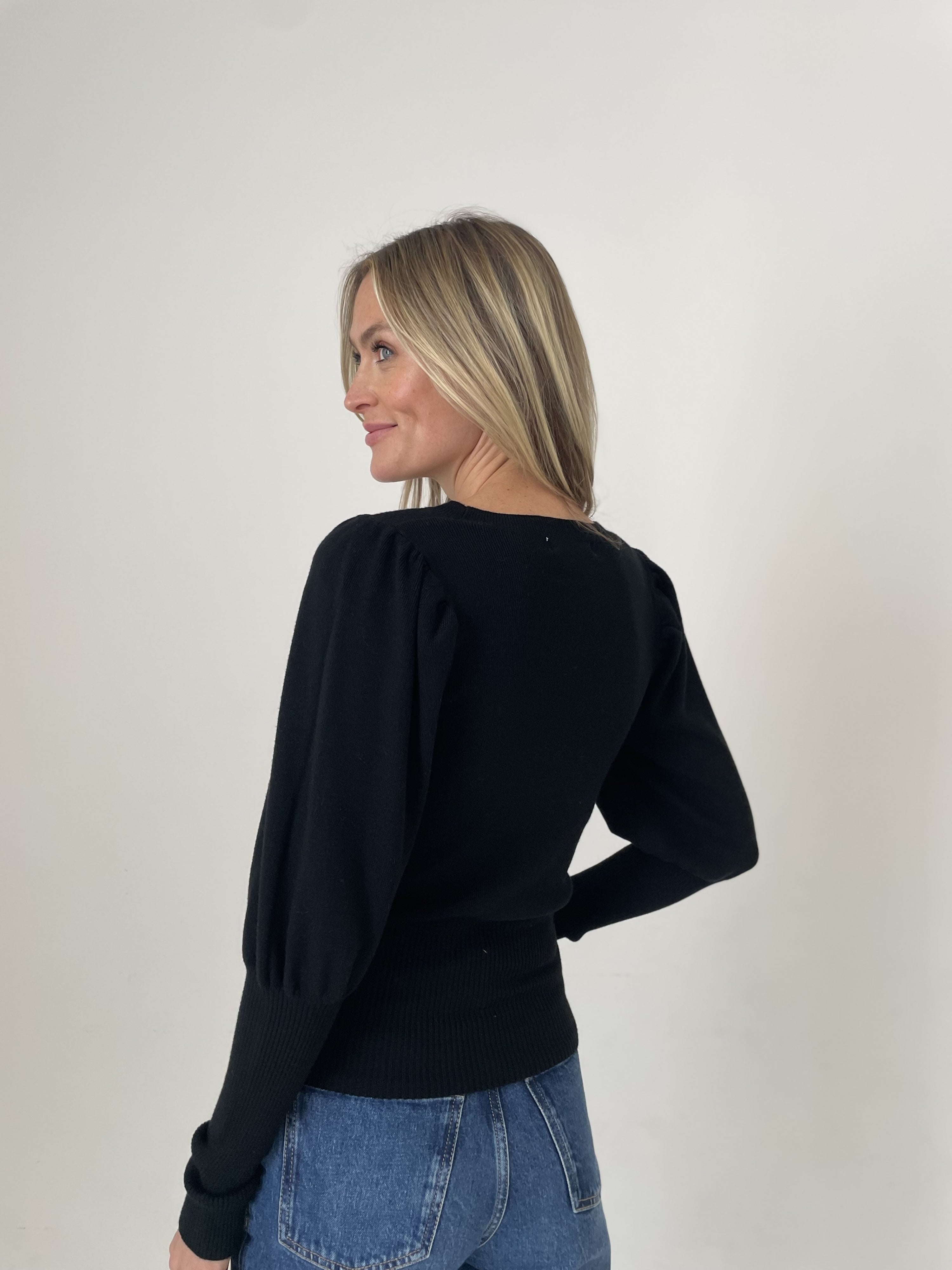 Statement Sleeve Sweater