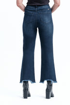 Ailani Demi Boot With Fray Hem