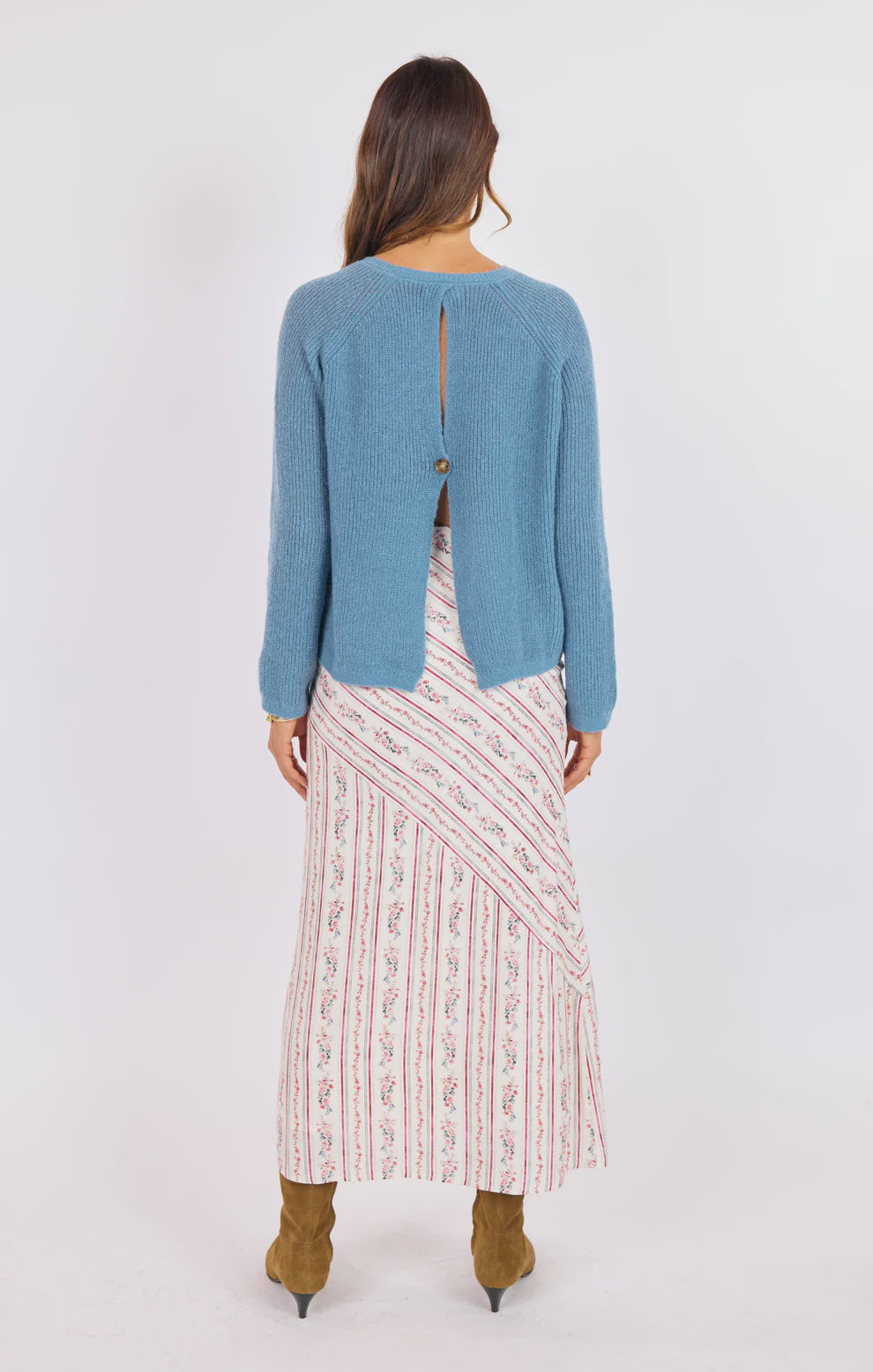 Fountain Open Back Sweater