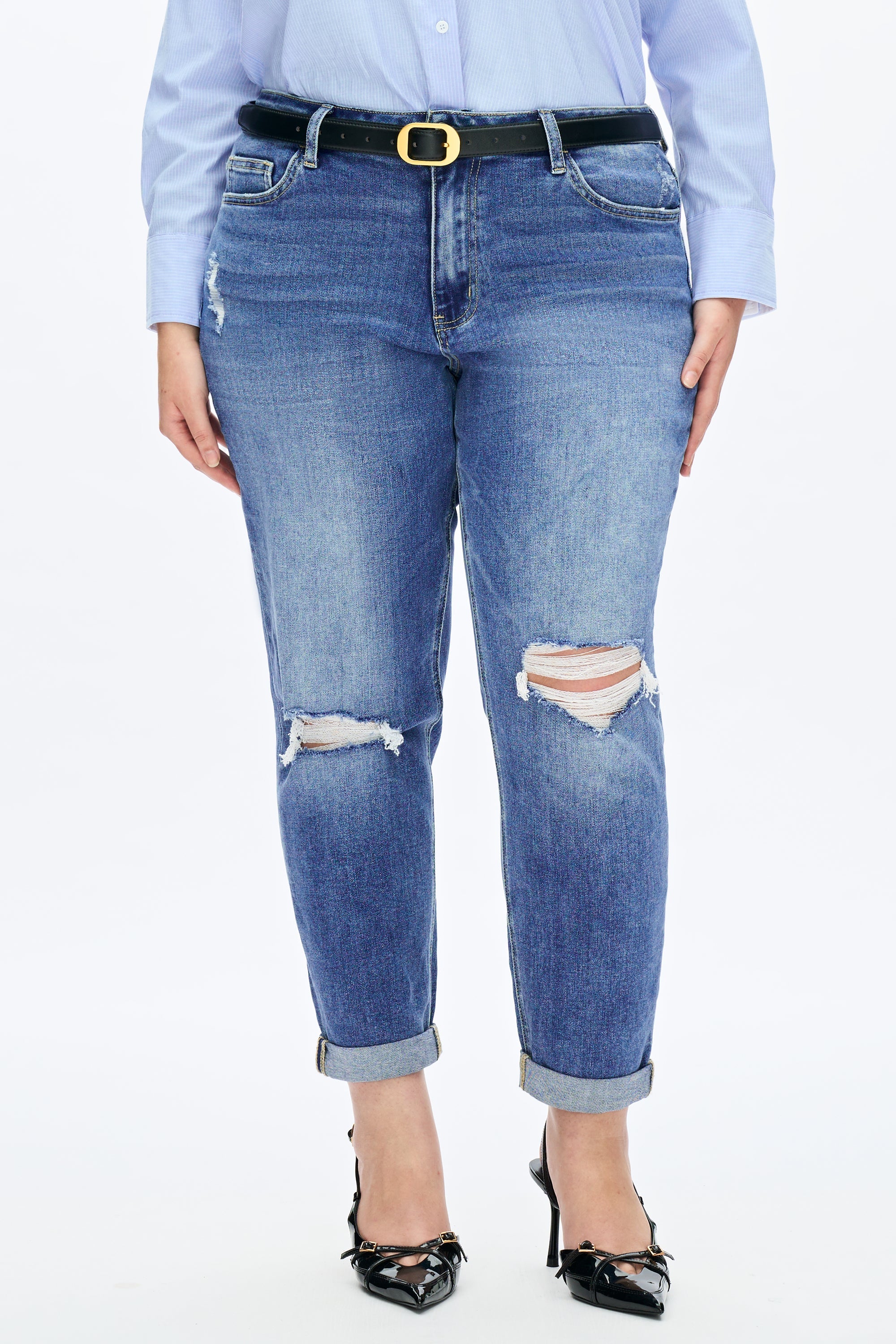 Plus High Rise Boyfriend