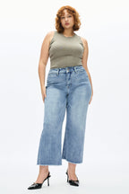 Plus High Rise Wide Leg