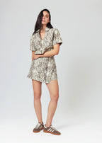 Snakeskin Skort
