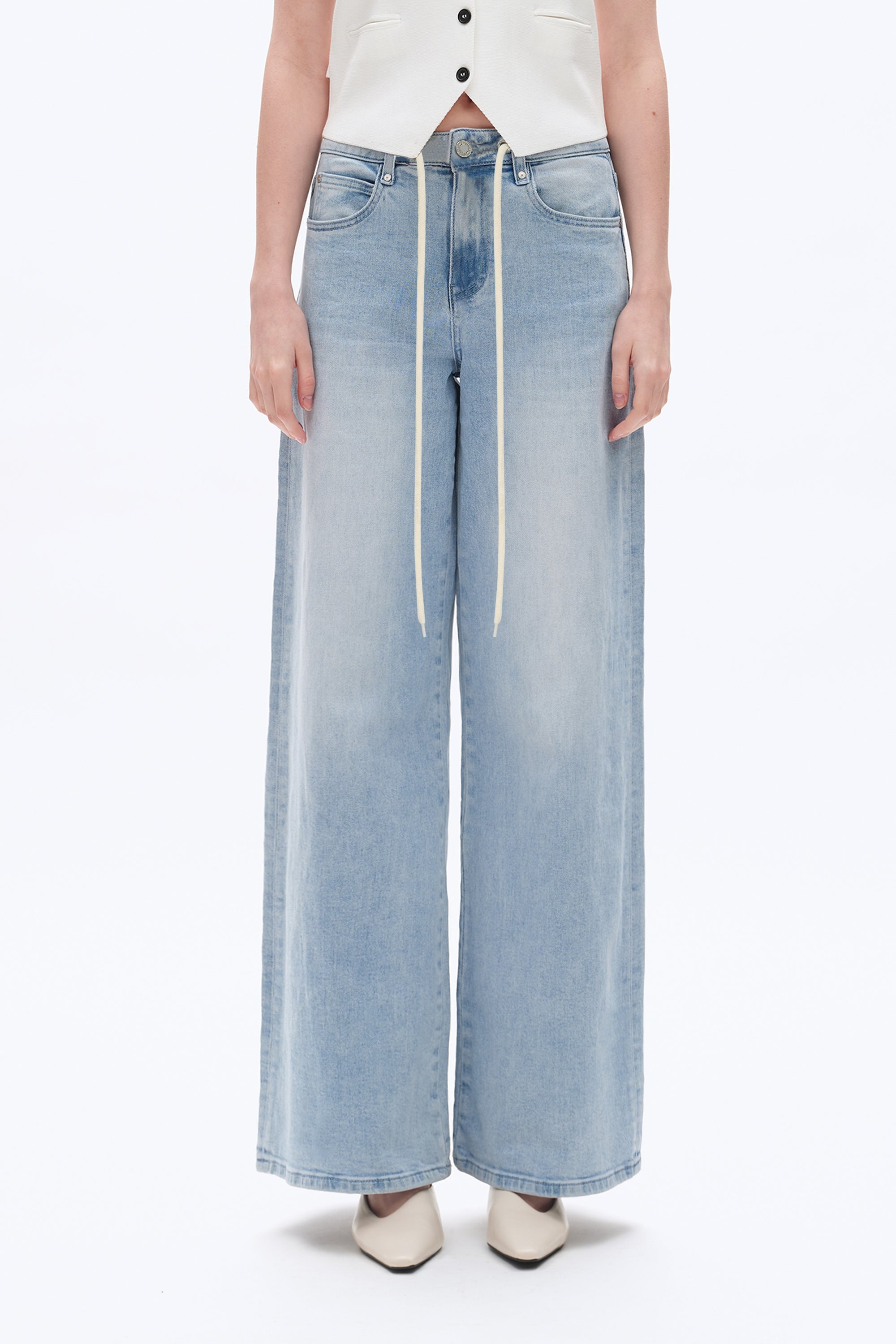 Highrise Drawstring Baggy