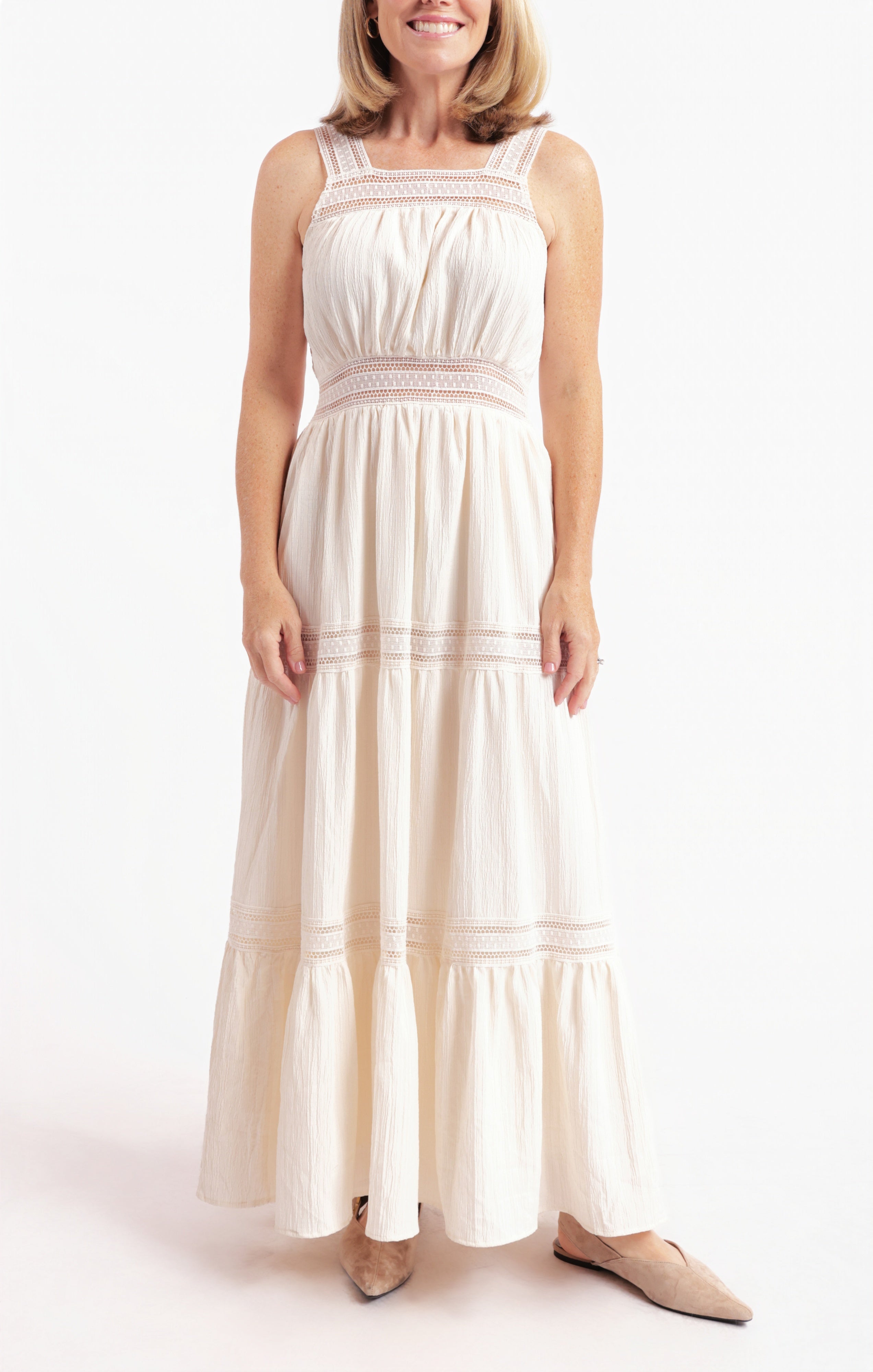 Fawn Tiered Maxi Dress