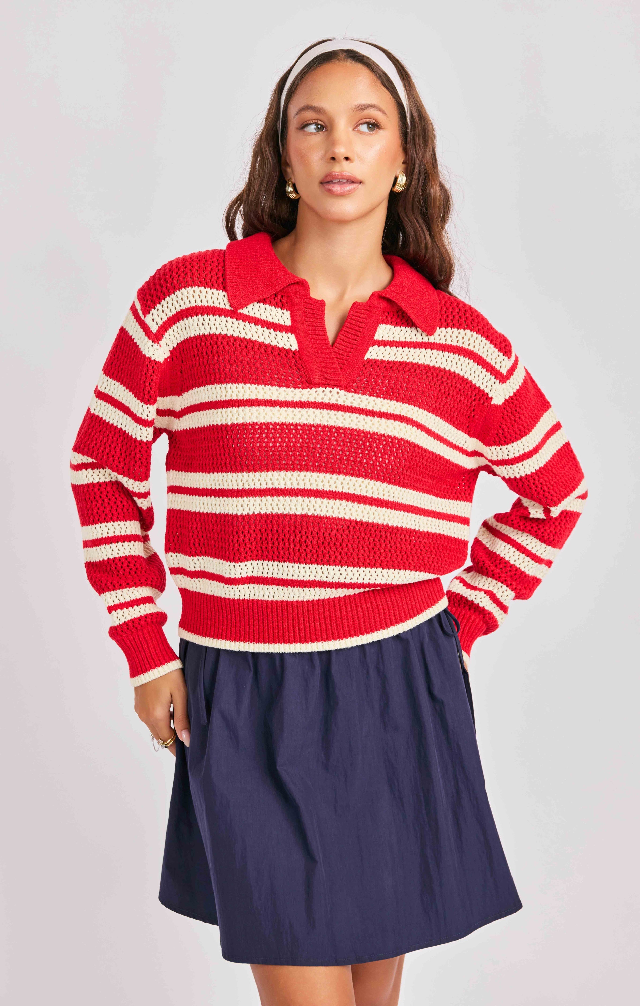 Caddie Collared Sweater
