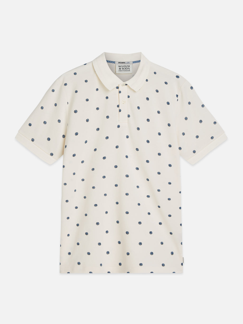 Micro Printed Regular Fit Polo