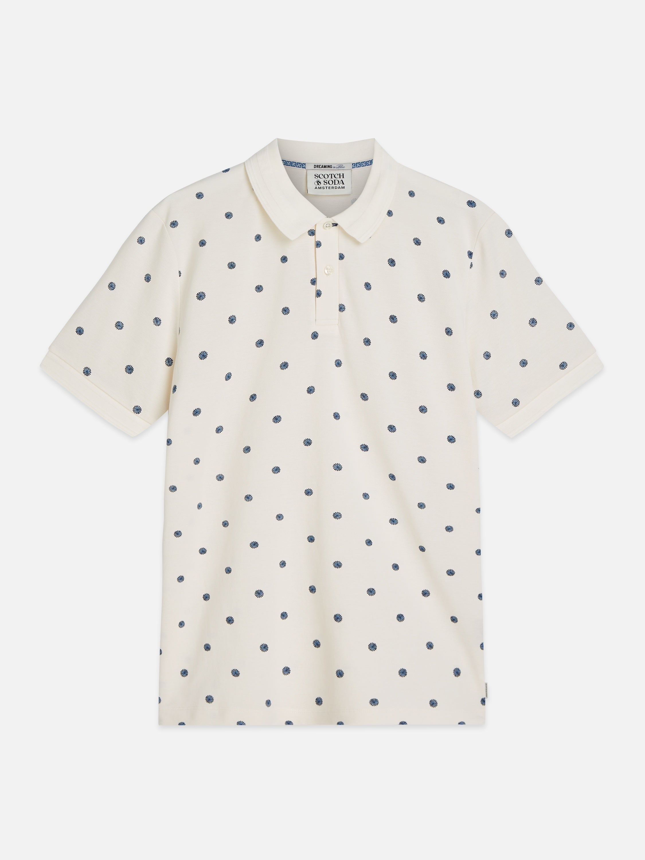 Micro Printed Regular Fit Polo