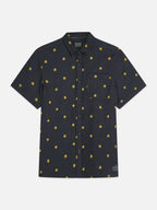 Linen Printed Short Sleeve Shirt